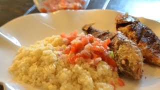 Recette du Attieke poisson  cuisine ivoirienne  how o cook attieke and fish [upl. by Somerville573]