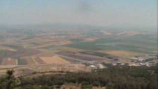 View Jezreel Valley Armageddon from Mt Carmel [upl. by Adey]