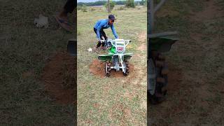 POWER WEEDER WITH AMAZING CIRCLE youtubeshorts powertillerengine [upl. by Ahsyle]