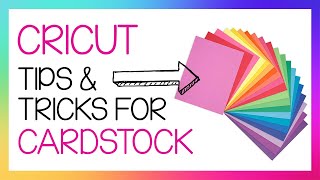 Cricut Cardstock Tips you can use Right Away [upl. by Laucsap721]