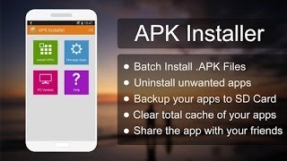 شرح كامل لتطبيق APK Installer لتثبيت التطبيقات دفعة واحدة  APK Installer for Android [upl. by Ozne990]