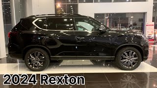 New 2024 Ssangyong Rexton 4WD Black Color  Exterior and Interior Details [upl. by Neyud]