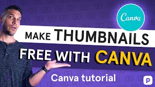 Canva tutorial  How to make thumbnails with Canva [upl. by Yerxa]