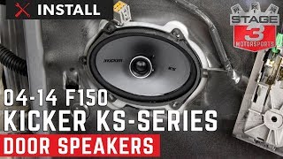 20042014 F150 Kicker KS Series Door Speaker Install [upl. by Aiden]