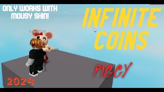 PATCHED NEW ROBLOX PIGGY MOUSY INFINITE COINS GLITCH 2024 [upl. by Henriette824]