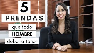 5 prendas básicas que todo hombre debería tener en su clóset [upl. by Nonad]