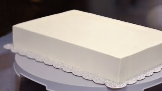 How to Frost a Half Sheet Cake [upl. by Hollis]