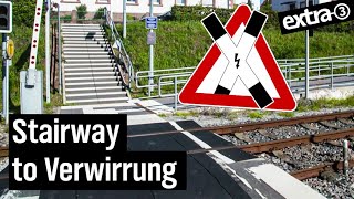 Realer Irrsinn Treppenwitz der Bahn in Buchen  extra 3 Spezial Der reale Irrsinn  NDR [upl. by Fitalludba124]