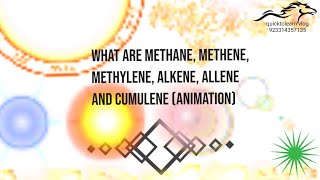 What are methane methyl methylene alkene allene and cumulene animation and gif [upl. by Pronty410]