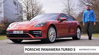 2021 Porsche Panamera Turbo S Sport Turismo Full Review  Test Drive incl German Autobahn [upl. by Eirhtug]