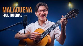 MALAGUEÑA  Fingerstyle Guitar Tutorial [upl. by Chard]