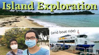 Singapore to St Johns Island Boat Ride  Exploration with Bad Commentary [upl. by Acyre]