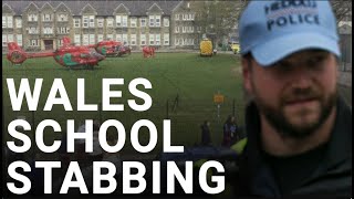 Wales school stabbing Girl arrested as three stabbed in Amman Valley [upl. by Yerfoeg]