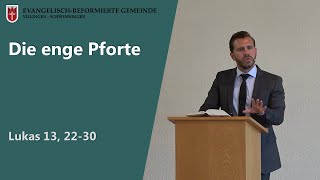 Die enge Pforte Lukas 13 2230  Andreas Repp [upl. by Atteloc]