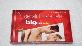 Bigfun jelly Review Hindi  Sildenafil Citrate jelly INCREASE YOUR BED TIME [upl. by Erdman]