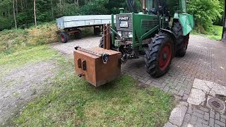 Frontkraftheber mit Frontzapfwelle Eigenbau Fendt Farmer 108s 6 Fertiger Aufbau und Funktion [upl. by Amirak]