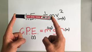 GCSE Physics  Energy 2  kinetic and Gravitational Potential Energy [upl. by Vaclav]