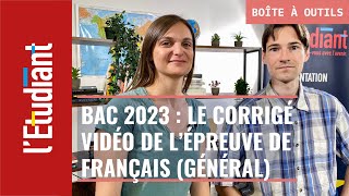 Bac 2023  les corrigés vidéos de lépreuve de français série générale [upl. by Notffilc]