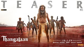 Thangalaan Hindi  Teaser HDR  Chiyaan Vikram K E Gnanavelraja Pa Ranjith  G V Prakash Kumar [upl. by Ulita]