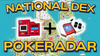 How to get NATIONAL DEX and POKERADAR in Pokemon Diamond Pearl and Platinum [upl. by Yrrot]