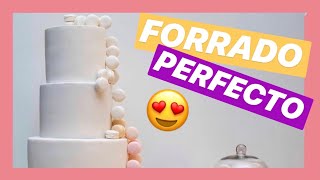 💜como Forrar Una Torta 💜fácil Y Rápido [upl. by Irep]