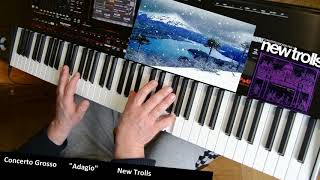 Adagio Concerto Grosso New trolls Instrumental Cover Korg pa4X [upl. by Aklim567]