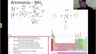 Lewis Structure Ammonia NH3 [upl. by Capwell687]