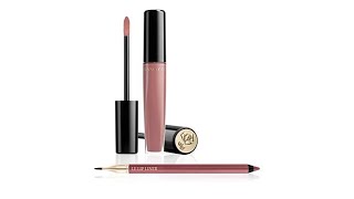 Lancme Le Lip Liner and Gloss Nude Duo [upl. by Nemracledairam228]