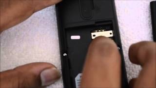 How to Insert SIM card into Nokia 106 [upl. by Ahsiryt]