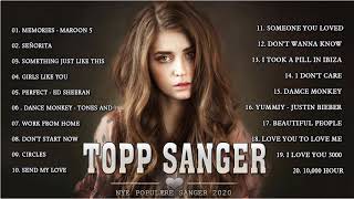 Beste popmusikkspilleliste 2020 👄👄 Topp hits 2020 👄👄 Topp 40 populære sanger 2020 [upl. by Beesley825]