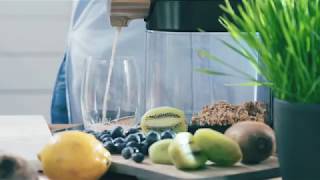 Kallpressad juice med Philips Slowjuicers [upl. by Nylimaj]