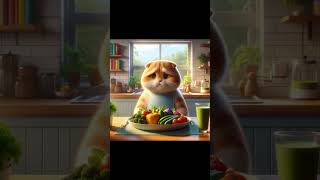 Overweight cat cat aiimages animails cute funny funnyvideo overweight shorts [upl. by Asseret19]