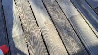 How to apply waterproof sealant paint to a deck 1 of 2 Easy 1 day job [upl. by Sihonn]