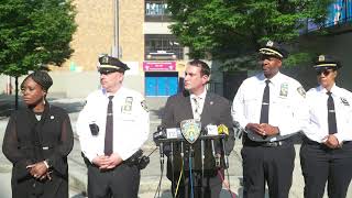 Watch as NYPD Executives brief the media on an ongoing investigation in The Bronx [upl. by Orvas132]