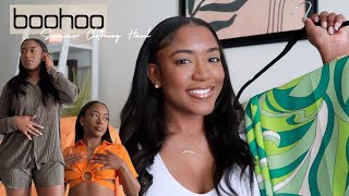 BOOHOO SUMMER CLOTHING HAUL 2022  VACATIONCUTE quotLUXURYquot LOOKS [upl. by Letitia190]