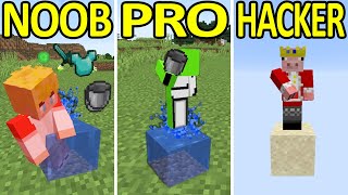 Minecraft NOOB vs PRO vs HACKER vs GOD MCDONALDS FAST FOOD CHALLENGE in Minecraft  Animation [upl. by Aihsekyw152]