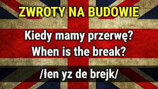 Angielski w pracy na budowie  Przydatne zwroty i wyrażenia po angielsku [upl. by Patience]