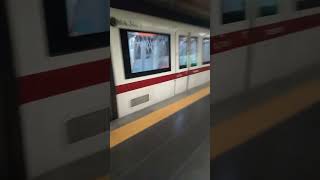 Staz Anagnina Metro a Roma treno Fuori Servizio per Limitata Termini [upl. by Thevenot]