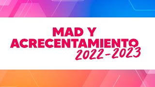 Instructivo MAD 20222023 [upl. by Rimahs]