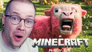 DanTDM Reacts to The Minecraft Movie Trailer [upl. by Javier]