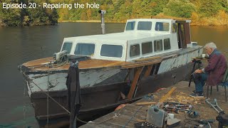 Episode 20  Restoring 81 year old 40 Wooden Boat into a liveaboard ⚓ [upl. by Nikola]