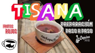 ¿ QUÉ ES UNA TISANA Y COMO COMBINARLA  Preparación he Infusión Frutal  Diferencias [upl. by Aeriel]