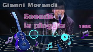 Gianni Morandi Scende la pioggia  Karaoke [upl. by Yerdna]