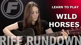 Learn To Play Wild Horses Acoustic by The Rolling Stones [upl. by Kirenoj]