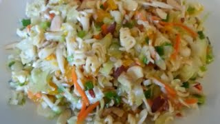 How to make Ramen Noodle Salad  99 CENTS ONLY store recipe [upl. by Linzy]