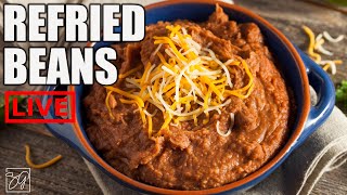 Authentic Refried Beans Recipe A Taste of Mexico in Your Kitchen  Live with AB [upl. by Arrehs881]