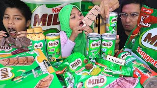 MILO PARTY🍫ALL VARIANT MILO ICE CREAM MILO NUGGETS MILO DRINKS MILO AIS MILO ORI MILO KAW [upl. by Amilas]