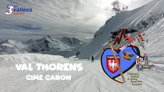 3 Vallées Val Thorens la cime Caron [upl. by Anohs]