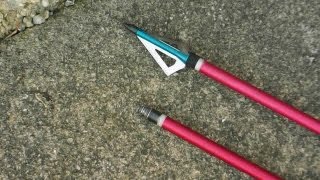 Crossbow Broadhead bolts vs Field tip bolts [upl. by Maillw]