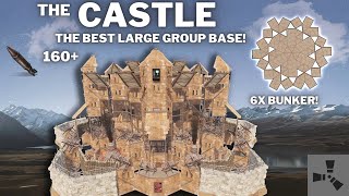 THE CASTLE TUTORIAL•THE BEST LARGE GROUP BASE•OPEN CORE•6BUNKERS•WIDEGAP•FUNNELWALL•BASEDESIGN 2023 [upl. by Ayrolg]